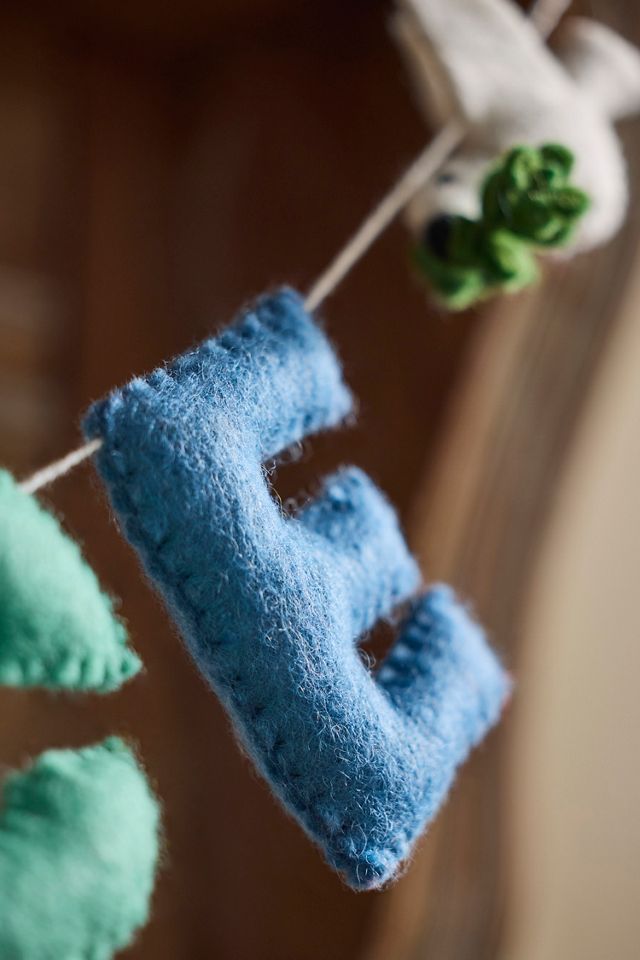 Peace Felt Garland #1