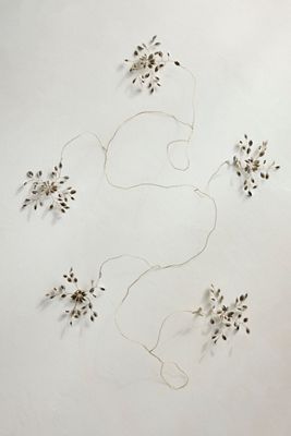 Beaded Snowflake Garland