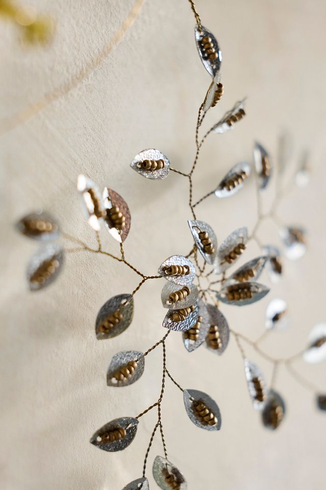 Beaded Snowflake Garland #1
