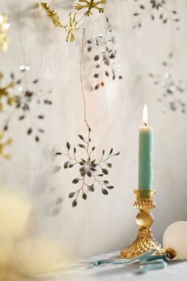 Beaded Snowflake Garland