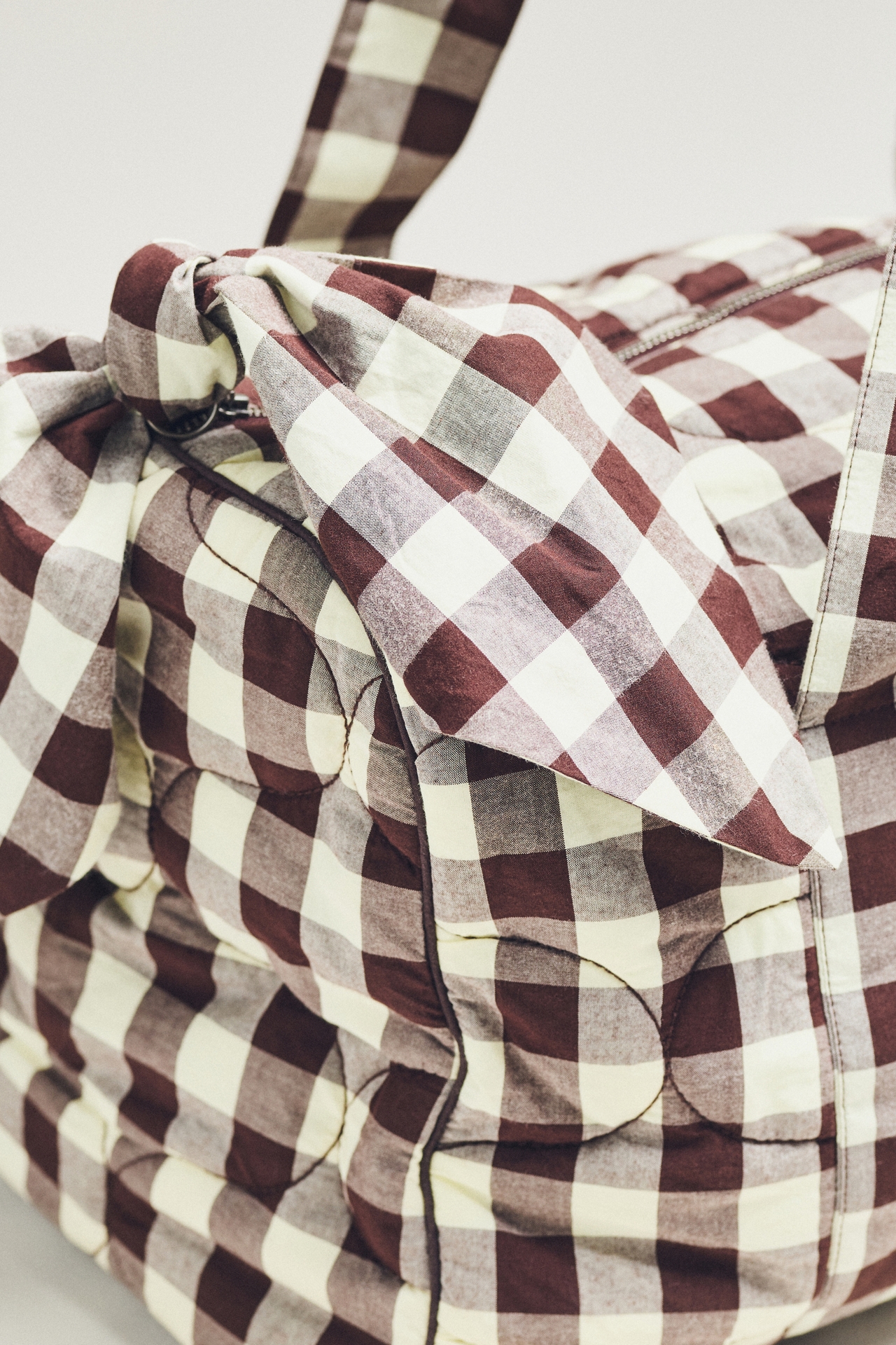 Damson Madder Exclusive Cotton Quilted Weekender Bag