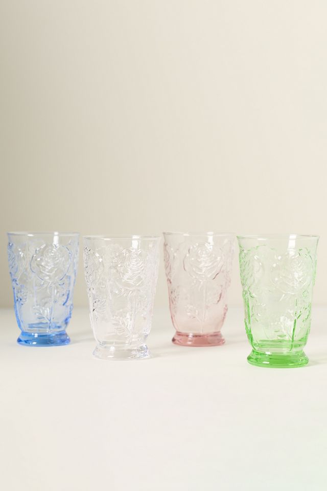 Rosette Juice Glasses, Set of 4 #2