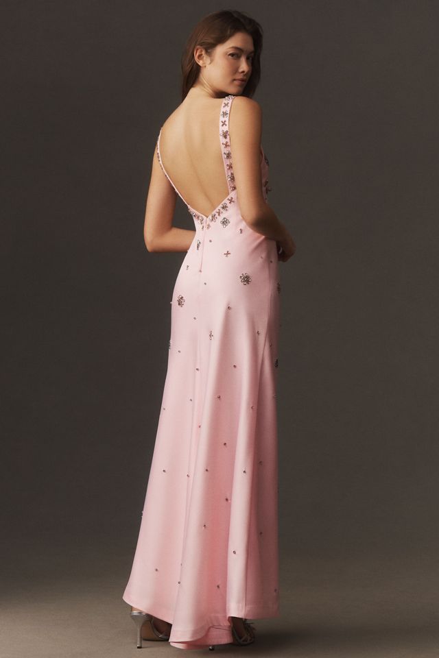 BHLDN Deco Cowled Maxi Dress #1