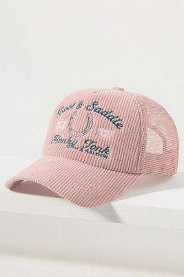 Worn/west Trucker Hat In Pink