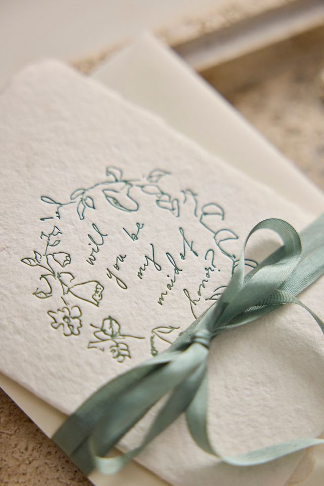 Letterpress Black + White Wedding Vow Books, Set of 2 #1