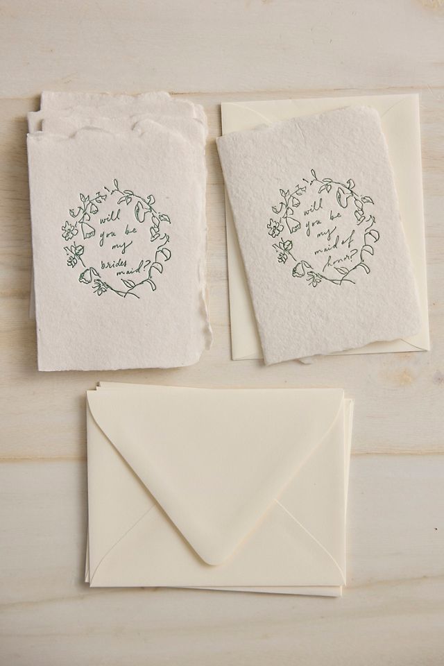 Letterpress Black + White Wedding Vow Books, Set of 2 #2