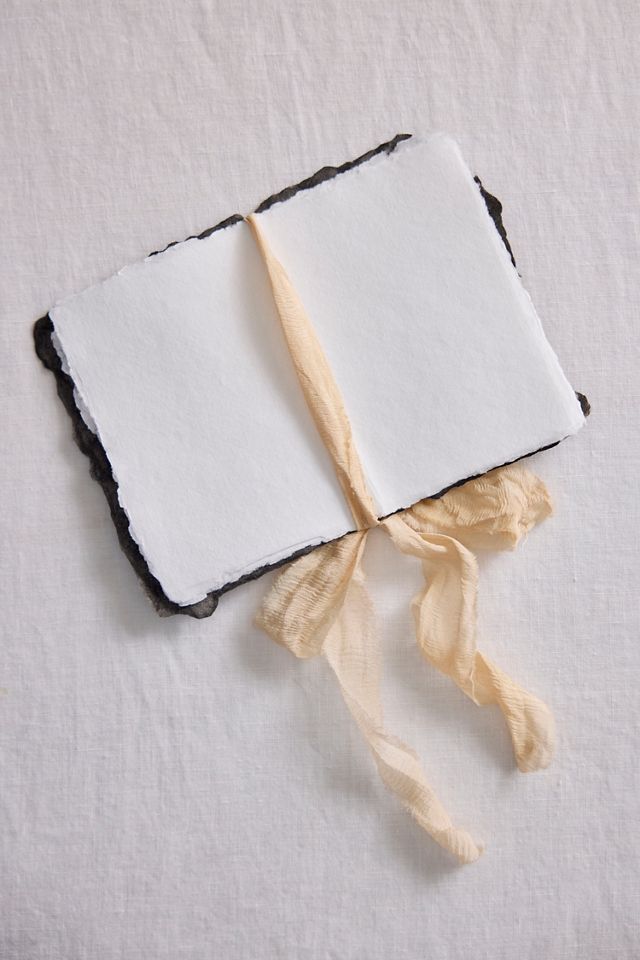 Letterpress Branch Wedding Vow Books, Set of 2 #2