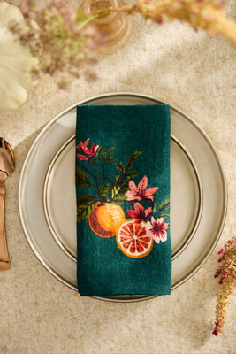 Terrain Autumn Bounty Linen Napkins, Set Of 2