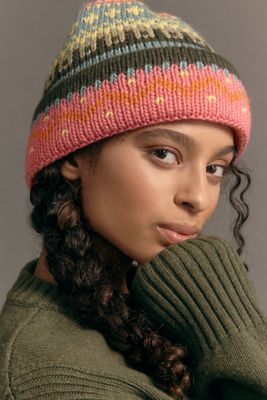 By Anthropologie Fairisle Beanie