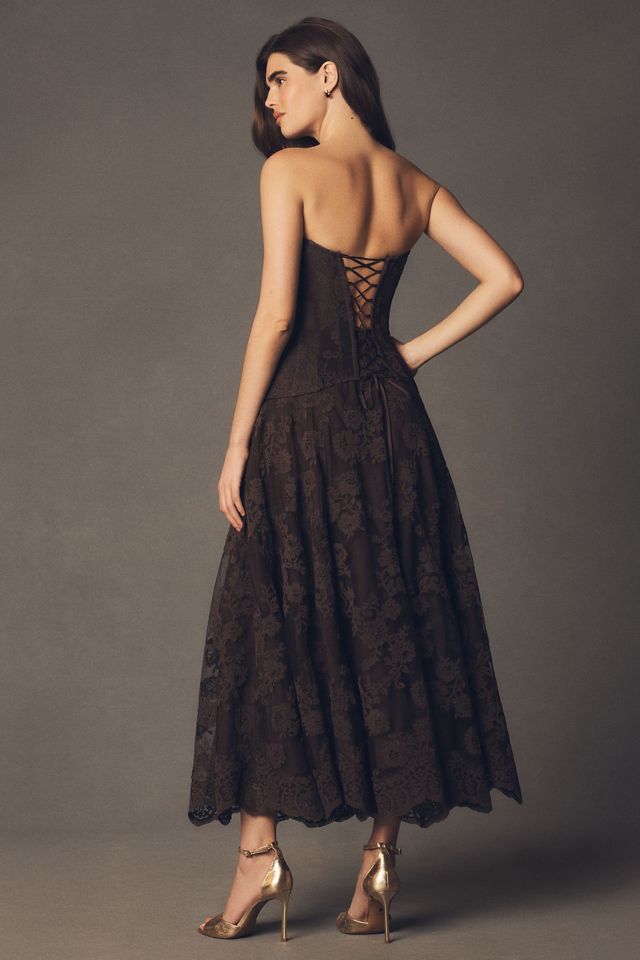 V. Chapman Carolena Strapless Top & Maxi Skirt Set #1