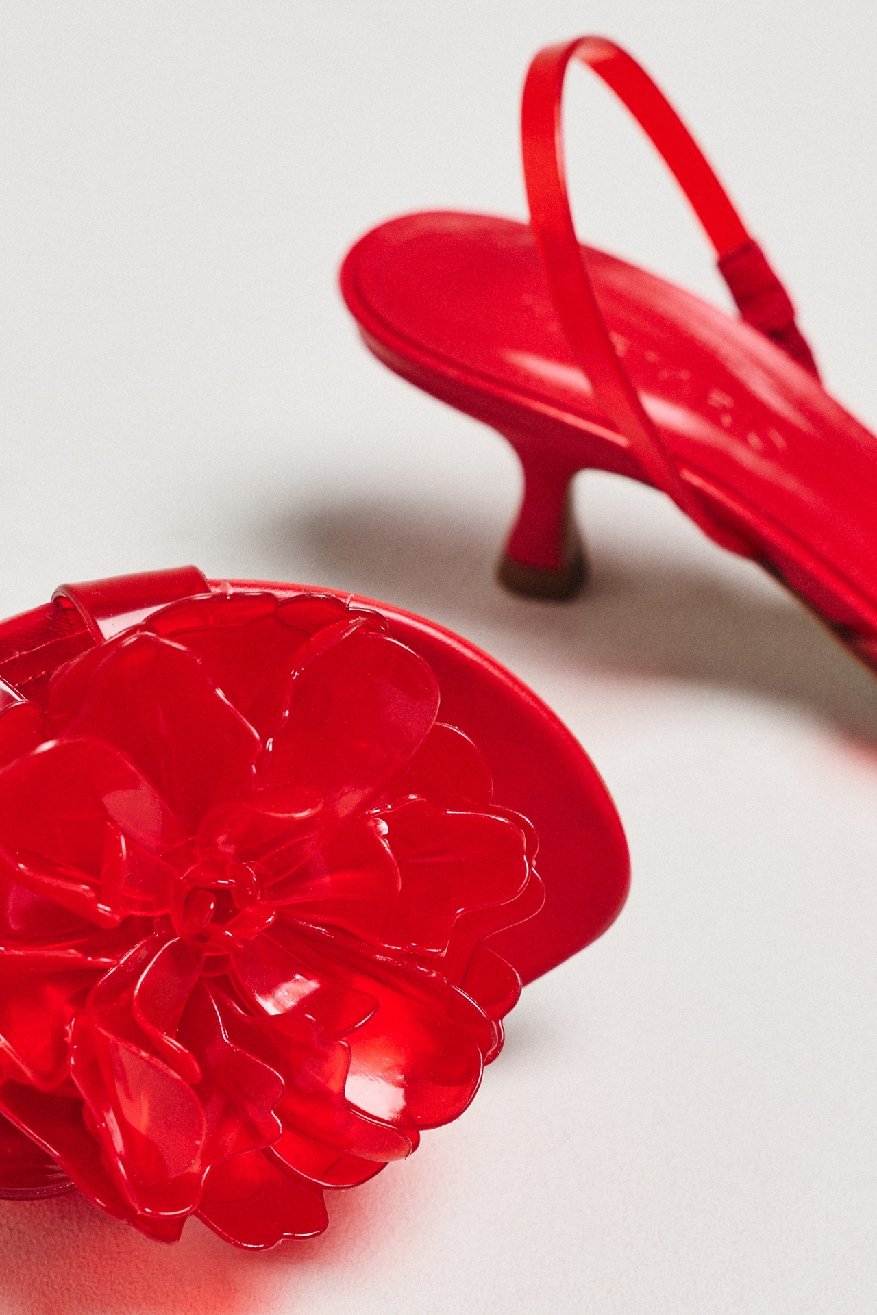 Farm Rio Floral Jelly Kitten Heels