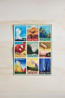 Vintage National Parks Mini Puzzle