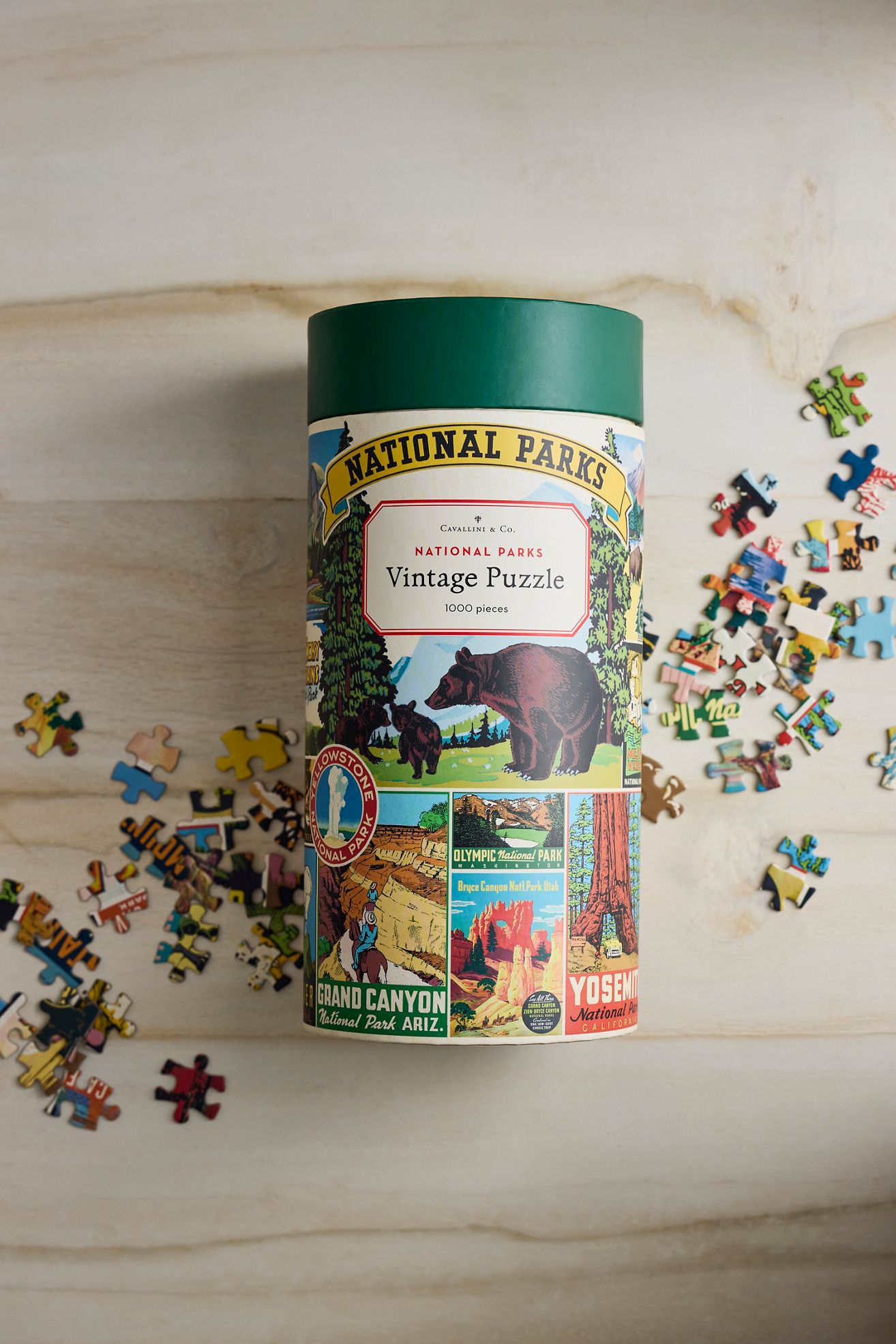 Vintage National Parks Puzzle - Multi, One Size