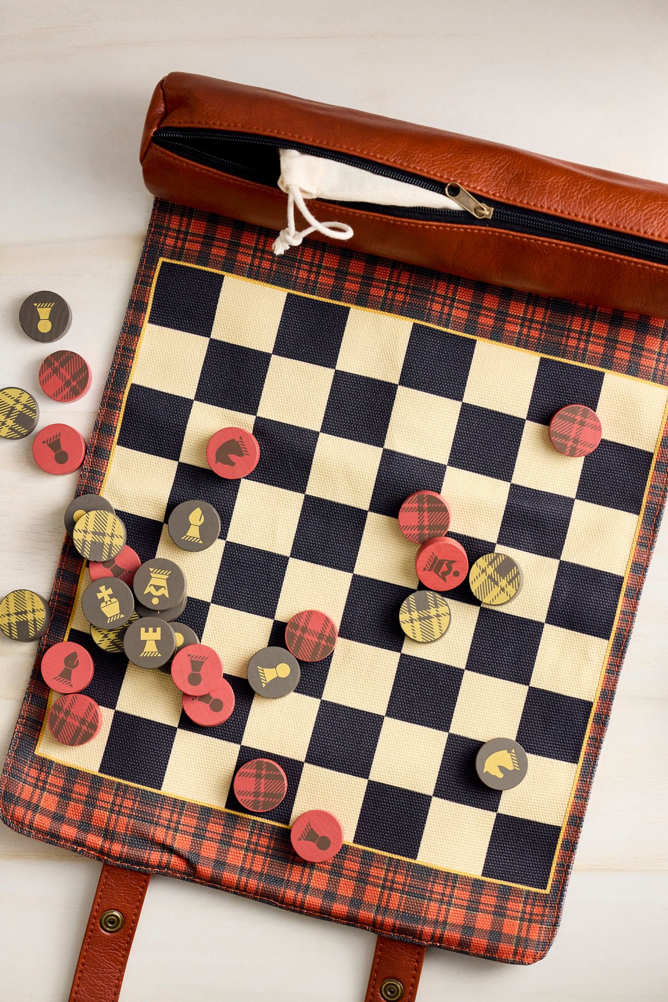 Pendleton Travel Chess + Checkers Set - Multi, One Size