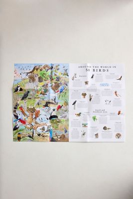 Around the World in 50 Birds Puzzle