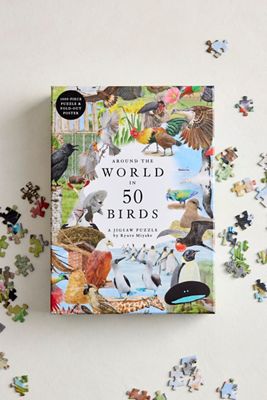Around the World in 50 Birds Puzzle