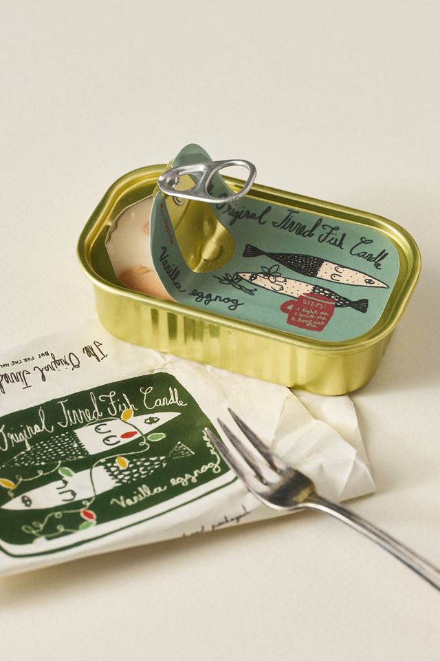 The Original Tinned Fish Candle Gourmand Vanilla Eggnog Aluminum Candle #2
