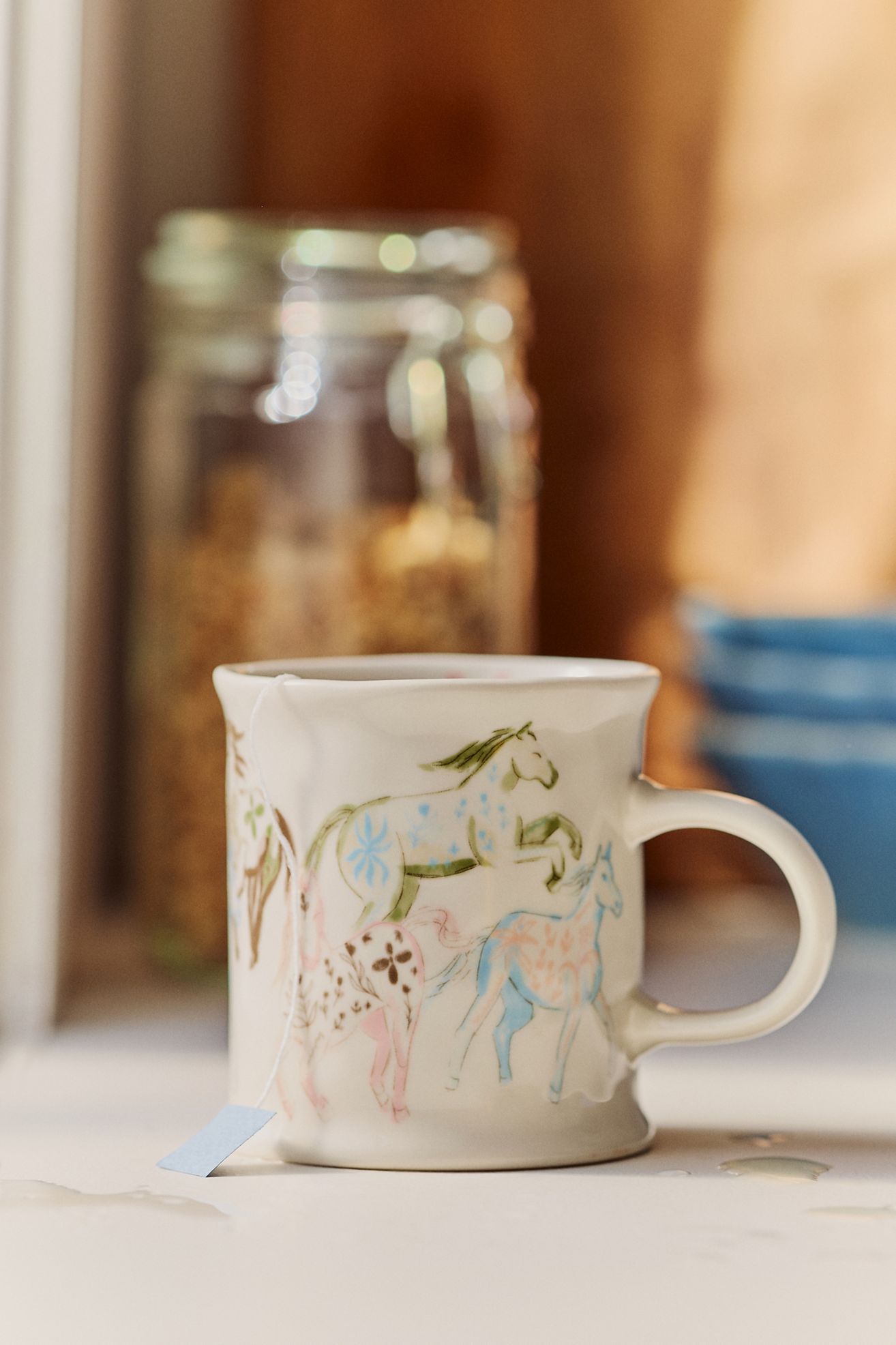 Run Wild Stoneware Mug - Neutral, Standard, One Size