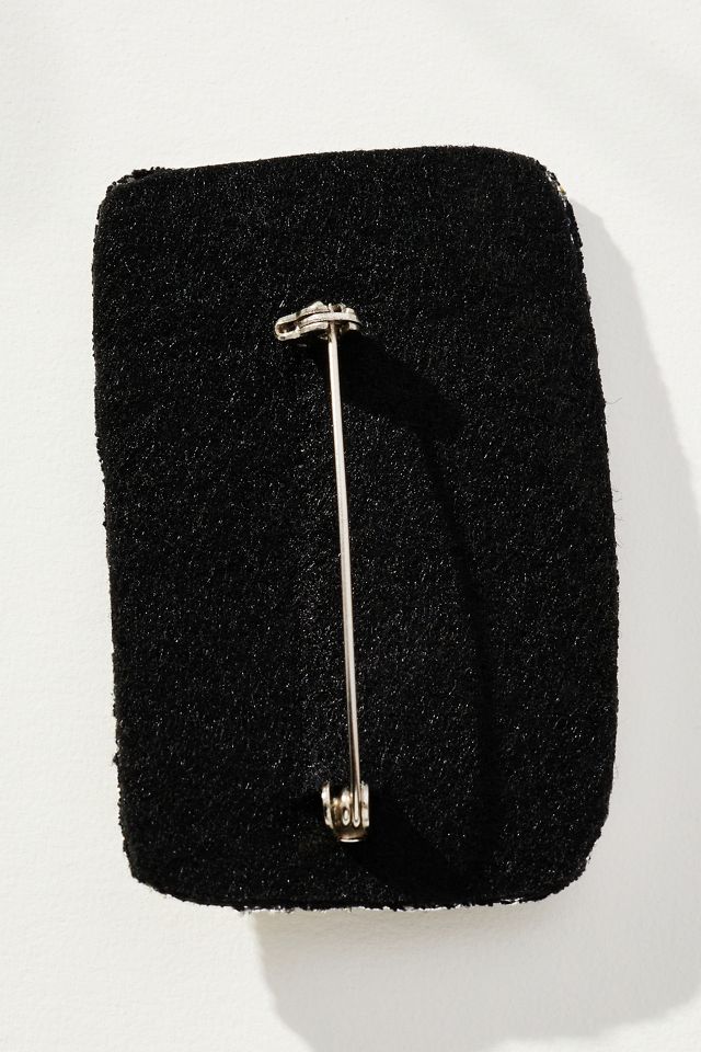 Beaded Sardines Brooch #1
