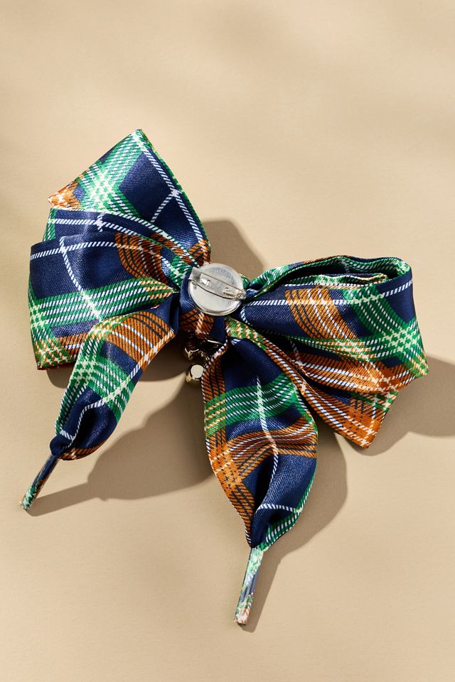 Ribbon Bow Crystal Brooch #1