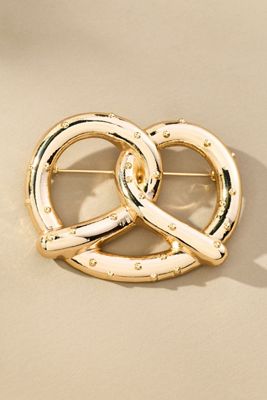 Pretzel Brooch