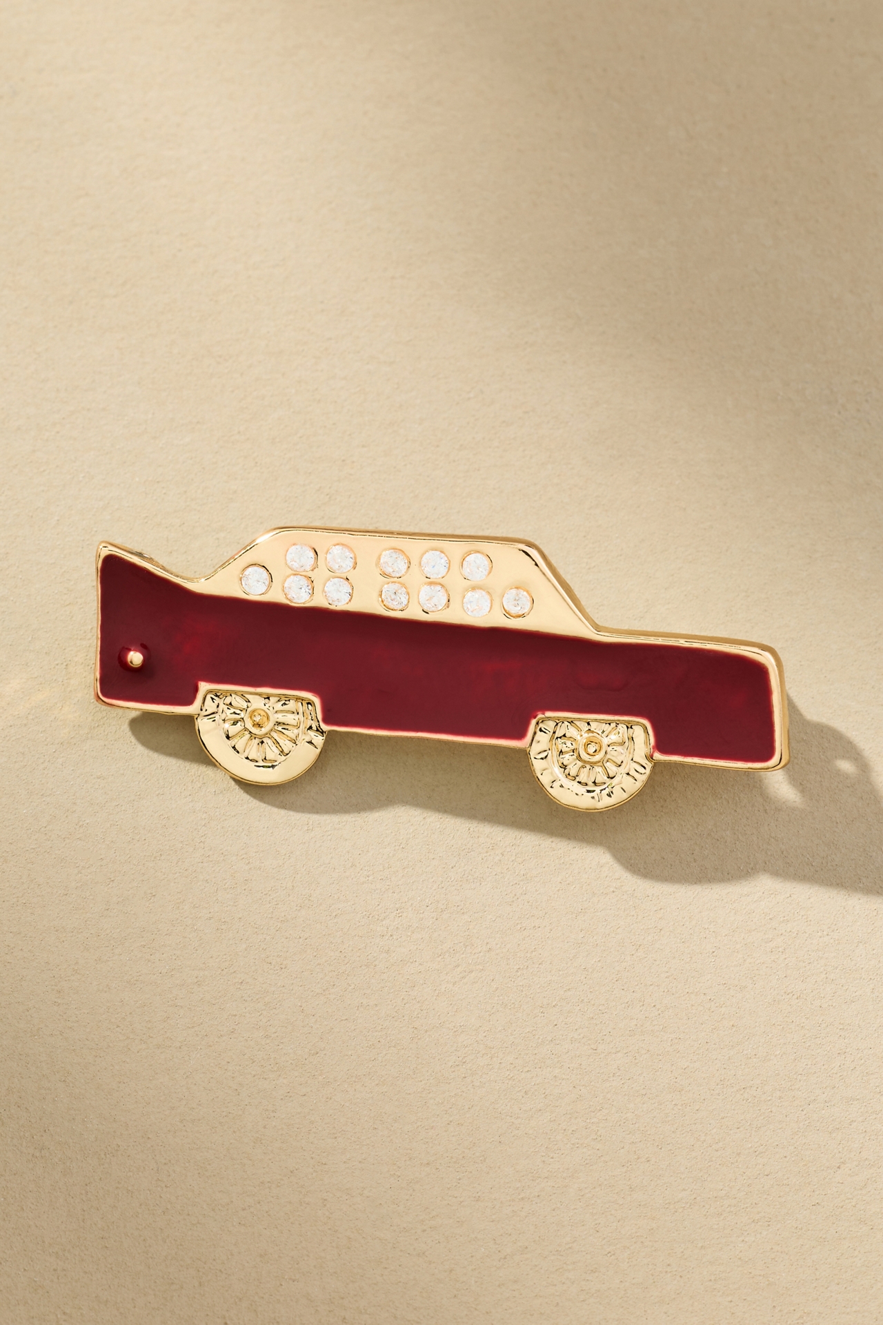 Enamel Car Brooch