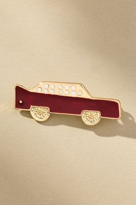 Enamel Car Brooch