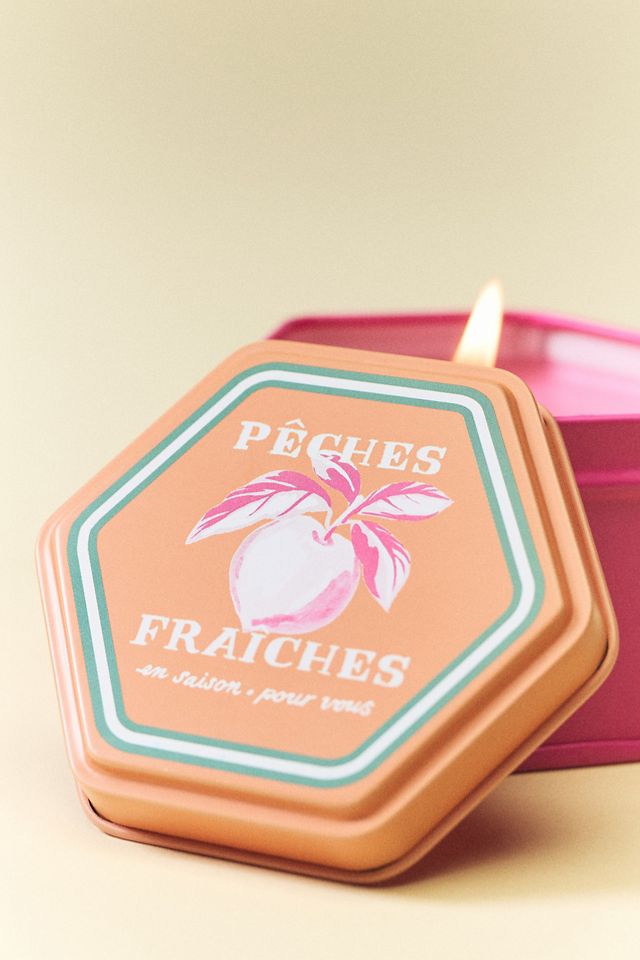 Juliette Fruity Peach & Nectarine Tin Candle | AnthroHome