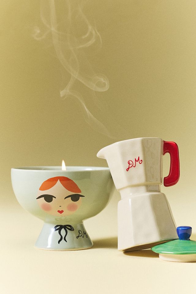 Damson Madder Gourmand Caramel Cafe Figural Ceramic Candle