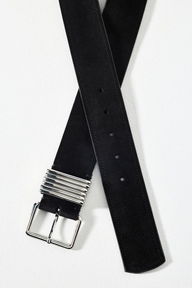 Square Buckle Multi Keeper Belt #1