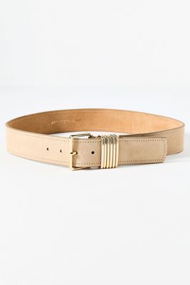 NWT Rag & Bone Brynn Studded Suede Belt in Khaki Rag & Bone Brynn Studded Suede Belt - Khaki | Editorialist main image 3