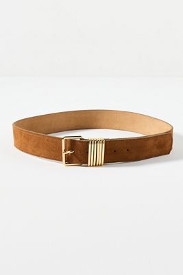 Square Buckle Multi Keeper Belt