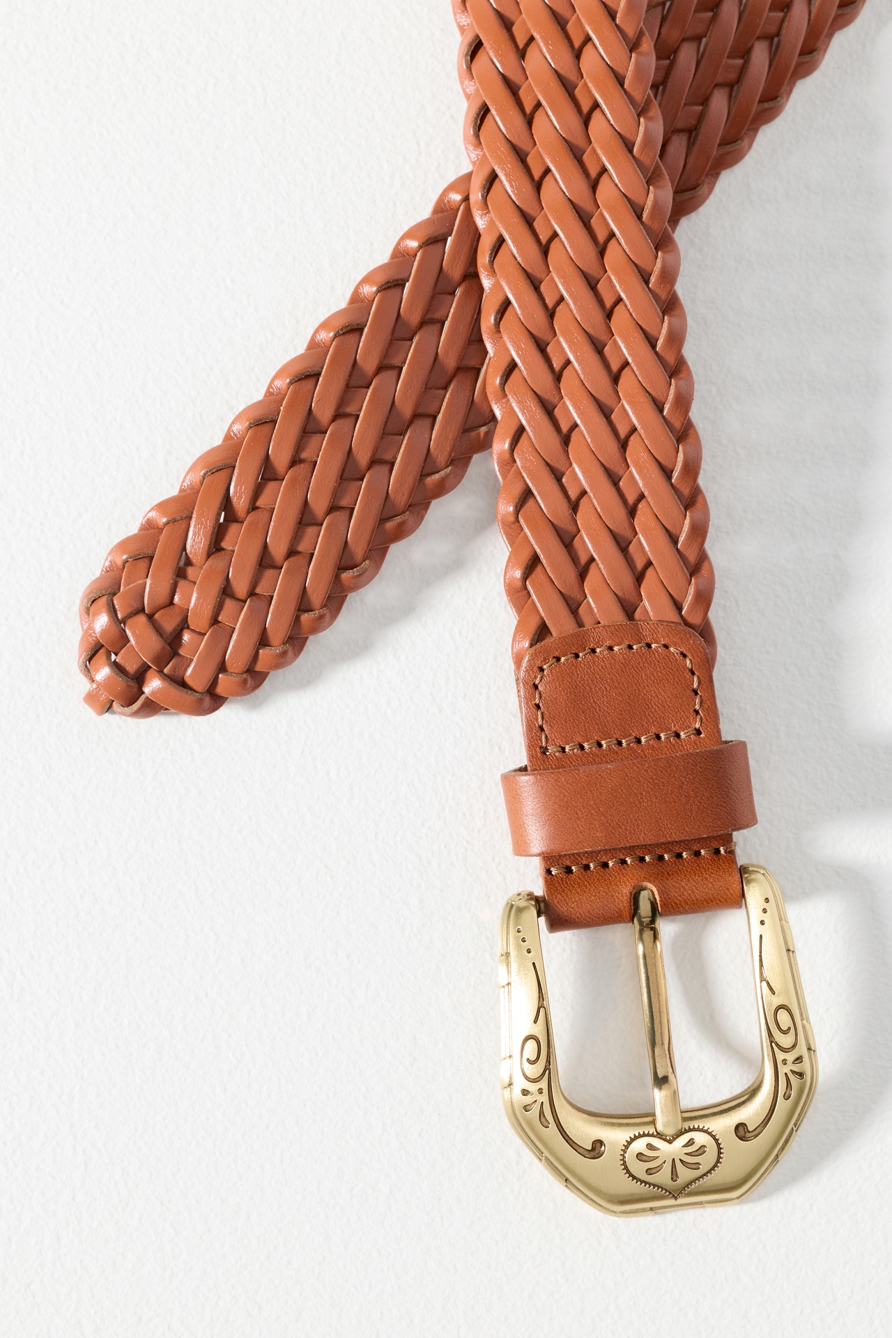 Western Buckle Woven Belt