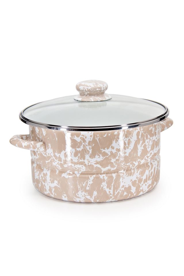 Golden Rabbit 6 Quart Enamelware Stock Pot #1