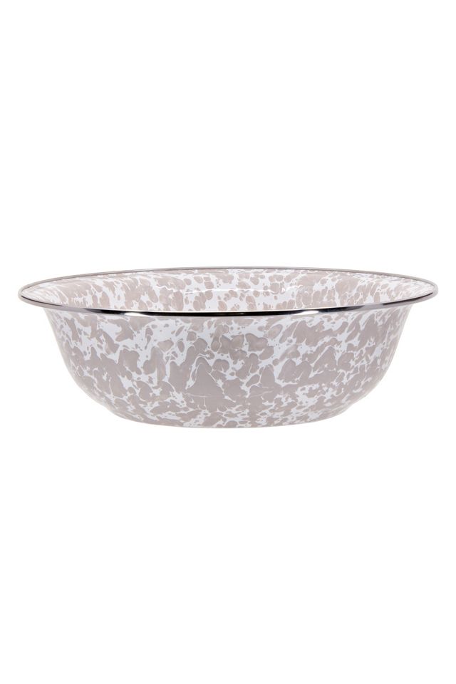 Golden Rabbit 4 Quart Enamelware Serving Bowl #1