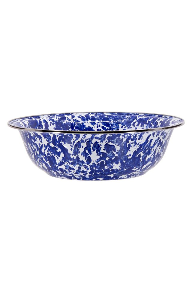 Golden Rabbit 4 Quart Enamelware Serving Bowl #1