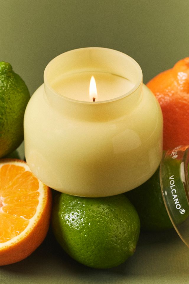 Capri Blue Volcano Spring Yellow Glass Jar Candle | AnthroHome