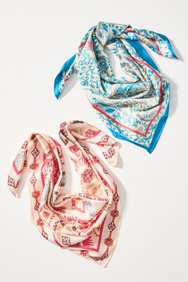 Icon Hair Scarves, Set of 2