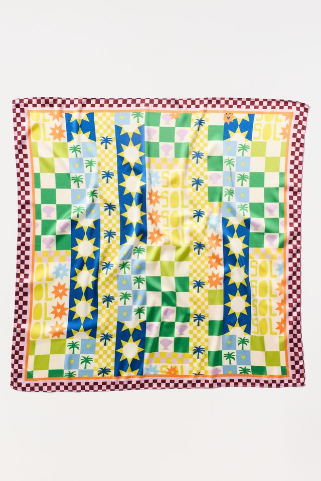 Celandine Printed Hair Scarves, Set of 2 #1