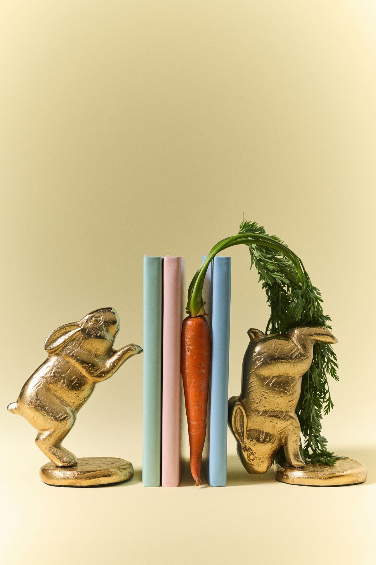 Bunny Bookends - Gold, Assorted