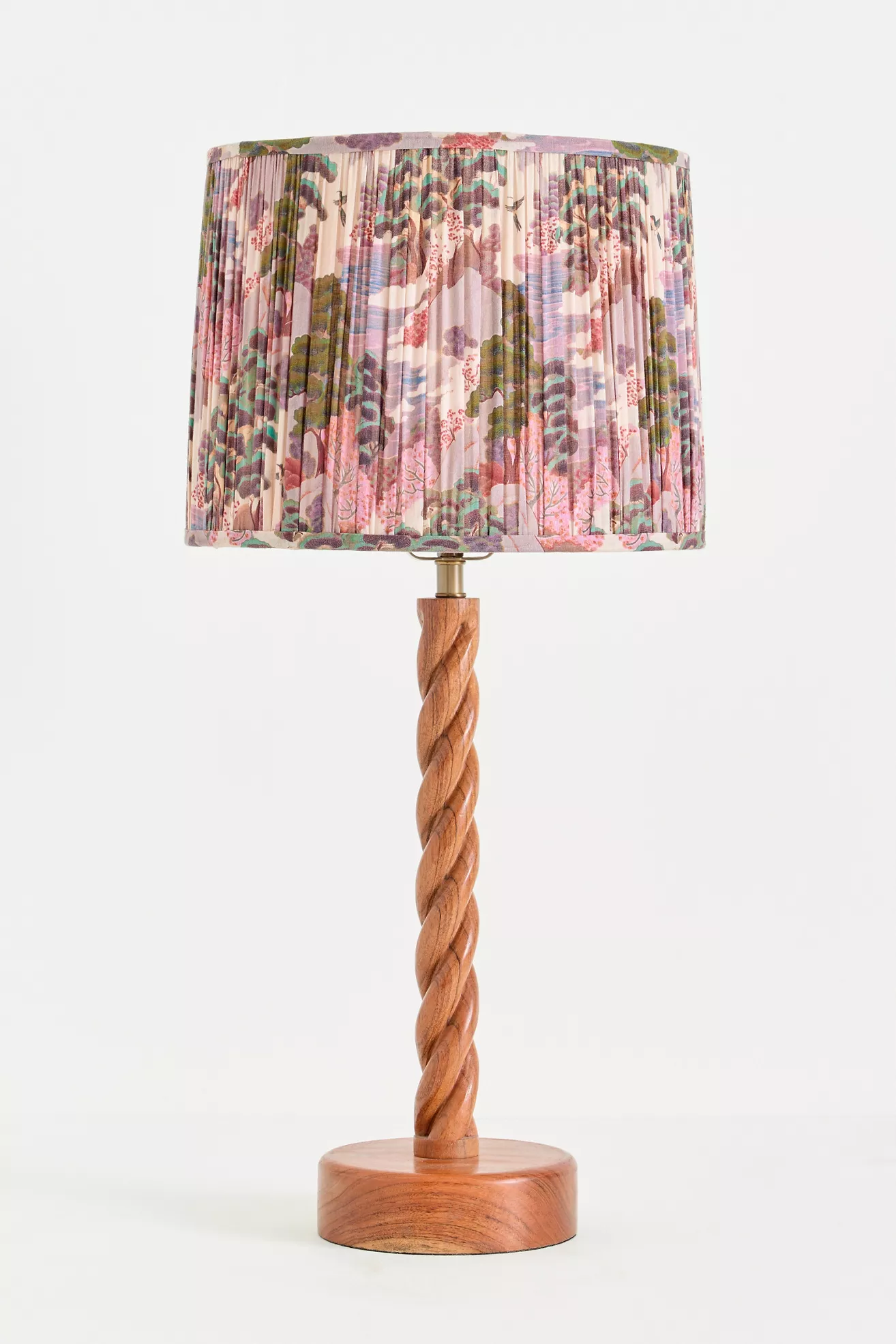 Twisted Wood Table Lamp Base - thumbnail 3