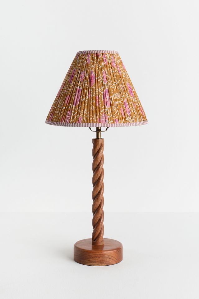 Twisted Wood Table Lamp Base #4