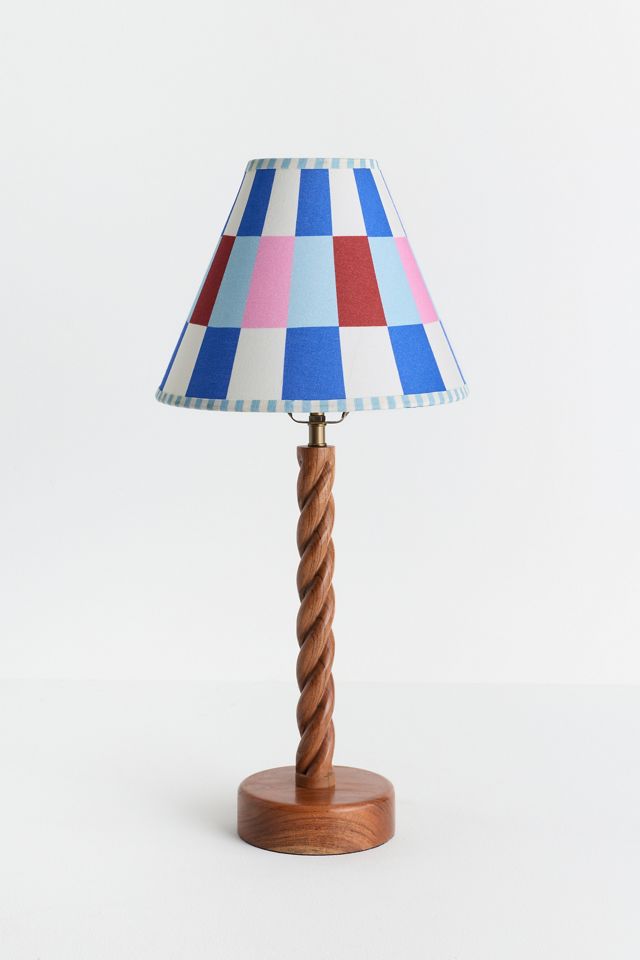 Twisted Wood Table Lamp Base #5