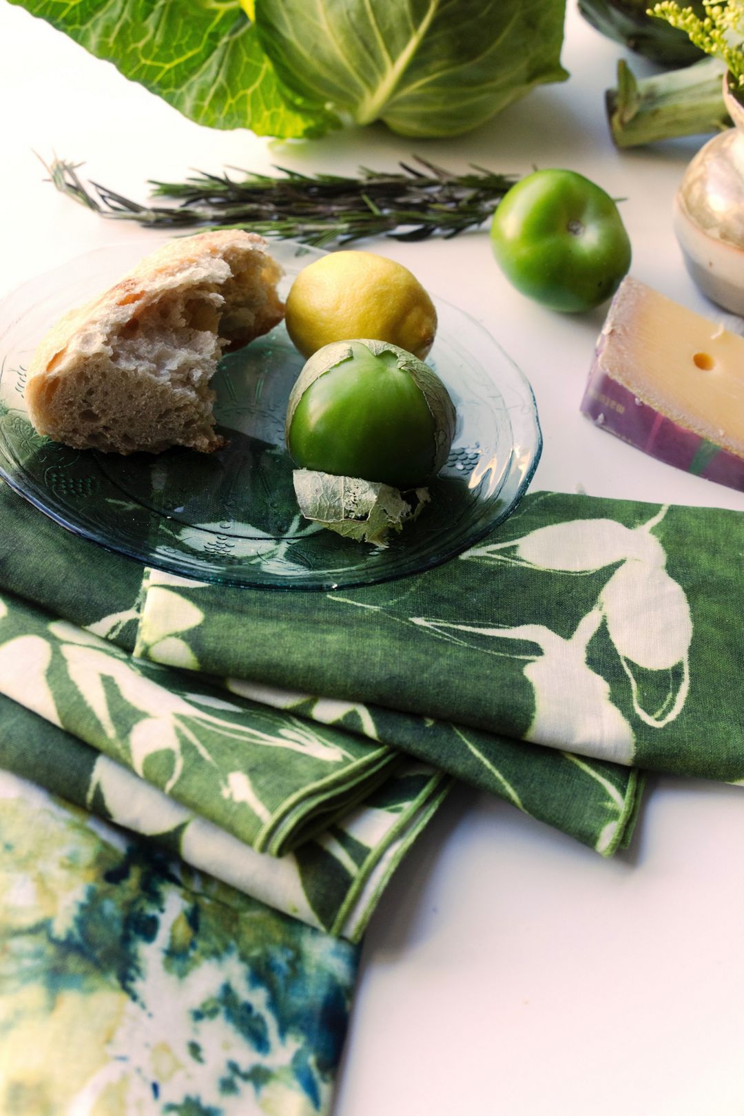 Goldie Home Linen Porto Napkins, Set of 4 - Olive, Set Of 4
