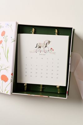 2026 Classic Calendar with Easel