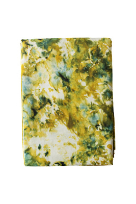 Anthropologie Goldie Home Linen Marble Print Tablecloth