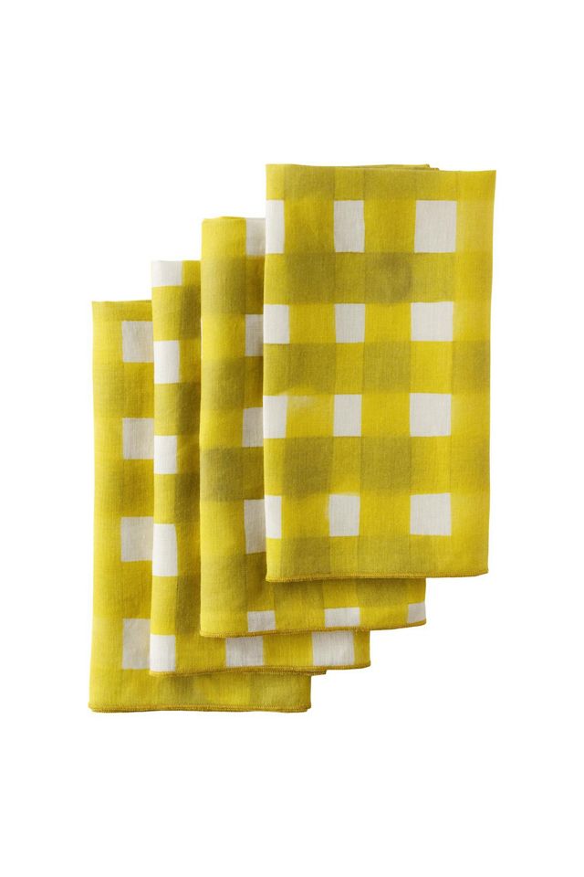 Goldie Home Linen Cross-Hatch Napkins, Set of 4 #1