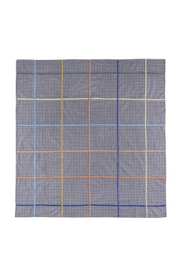 Anthropologie Casa Edel Cuadritos Hand-loomed Small Tablecloth In Multi