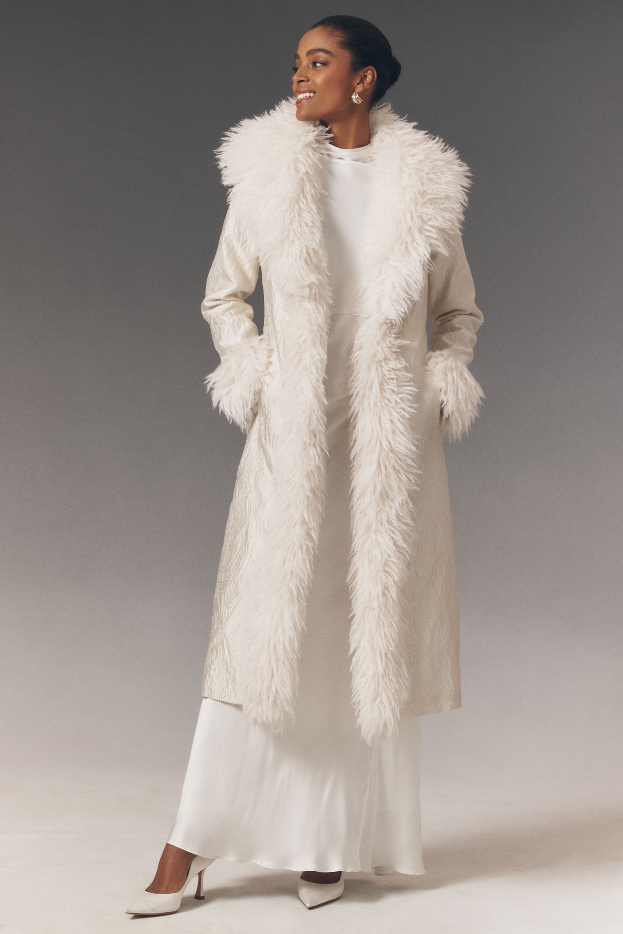 Elliatt Rosa Faux Fur Coat