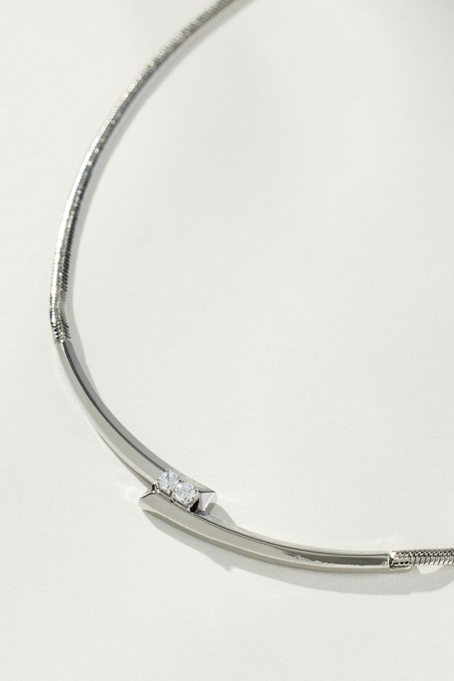 Overlap Tube Necklace #1